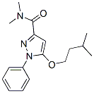 N,N-Dimethyl-5-(isopentyloxy)-1-phenyl-1H-pyrazole-3-carboxamide CAS#: 55266-64-3