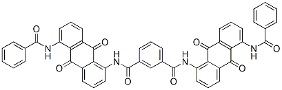 N,N'-bis[5-(benzoylamino)-9,10-dihydro-9,10-dioxo-1-anthryl]isophthaldiamide CAS#: 6370-78-1