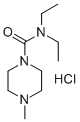 N,N-diethyl-4-methylpiperazine-1-carboxamide monohydrochloride CAS#: 5348-97-0