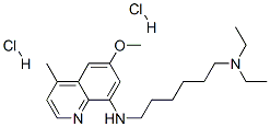 N,N-diethyl-N'-(6-methoxy-4-methyl-8-quinolyl)hexane-1,6-diamine dihydrochloride CAS#: 5330-29-0