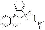 N,N-dimethyl-2-(1-phenyl-1-quinolin-2-yl-ethoxy)ethanamine CAS#: 5467-90-3