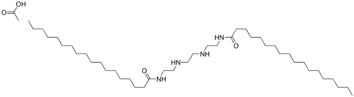 N,N'-[ethylenebis(iminoethylene)]distearamide monoacetate CAS#: 53620-55-6