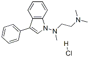 N,N,N'-trimethyl-N'-(3-phenyl-1H-indol-1-yl)ethylenediamine monohydrochloride CAS#: 57647-35-5