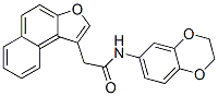 Naphtho[2,1-b]furan-1-acetamide, N-(2,3-dihydro-1,4-benzodioxin-6-yl)- (9CI) CAS#: 586985-27-5