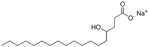 Octadecanoic acid, 4-hydroxy-, monosodium salt CAS#: 49556-63-0