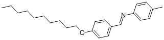P-DECYLOXYBENZYLIDENE P-TOLUIDINE CAS#: 53764-62-8