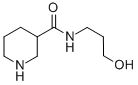 PIPERIDINE-3-CARBOXYLIC ACID (3-HYDROXY-PROPYL)-AMIDE CAS#: 496057-59-1