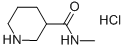 PIPERIDINE-3-CARBOXYLIC ACID METHYL AMIDE, HYDROCHLORIDE CAS#: 475060-42-5