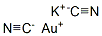 POTASSIUM DICYANOAURATE(I) CAS#: 554-07-4