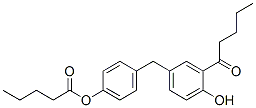 Pentanoic acid 4-[[4-hydroxy-3-(1-oxopentyl)phenyl]methyl]phenyl ester CAS#: 55724-87-3