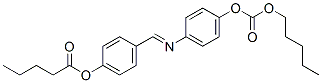 Pentanoic acid 4-[[[4-[[(pentyloxy)carbonyl]oxy]phenyl]imino]methyl]phenyl ester CAS#: 50261-59-1