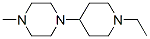 Piperazine, 1-(1-ethyl-4-piperidinyl)-4-methyl- (9CI) CAS#: 416861-95-5