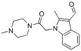 Piperazine, 1-[(3-formyl-2-methyl-1H-indol-1-yl)acetyl]-4-methyl- (9CI) CAS#: 592550-50-0