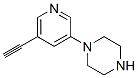 Piperazine, 1-(5-ethynyl-3-pyridinyl)- (9CI) CAS#: 412347-53-6