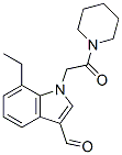 Piperidine, 1-[(7-ethyl-3-formyl-1H-indol-1-yl)acetyl]- (9CI) CAS#: 593237-22-0