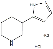 Piperidine, 3-(1H-pyrazol-3-yl)-, hydrochloride (1:2) CAS#: 51747-03-6