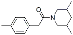 Piperidine, 3,5-dimethyl-1-[(4-methylphenyl)acetyl]- (9CI) CAS#: 599162-44-4