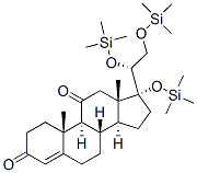 Pregn-4-ene-3,11-dione, 17,20,21-tris[(trimethylsilyl)oxy]-, (20R)- CAS#: 57397-21-4