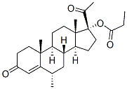 Pregn-4-ene-3,20-dione, 6-methyl-17-(1-oxopropoxy)-, (6.alpha.)- CAS#: 52358-60-8