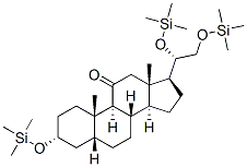 Pregnan-11-one, 3,20,21-tris[(trimethylsilyl)oxy]-, (3alpha,5beta,20S) - CAS#: 57377-54-5