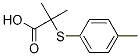 Propanoic acid, 2-Methyl-2-[(4-Methylphenyl)thio]- CAS#: 58076-38-3