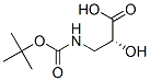 Propanoic acid, 3-[[(1,1-dimethylethoxy)carbonyl]amino]-2-hydroxy-, (2R)- CAS#: 52558-23-3