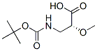 Propanoic acid, 3-[[(1,1-dimethylethoxy)carbonyl]amino]-2-methoxy-, (2R)- CAS#: 412352-67-1