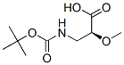 Propanoic acid, 3-[[(1,1-dimethylethoxy)carbonyl]amino]-2-methoxy-, (2S)- CAS#: 412352-66-0