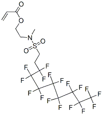 Propenoic acid 2-[[(3,3,4,4,5,5,6,6,7,7,8,8,9,9,10,10,10-heptadecafluorodecyl)sulfonyl]methylamino]ethyl ester CAS#: 48077-95-8