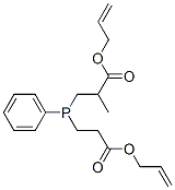 Propionic acid, 2-methyl-3,3-(phenylphosphinylidene)di-, diallyl ester CAS#: 5518-57-0