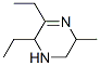 Pyrazine,  2,3-diethyl-1,2,5,6-tetrahydro-5-methyl- CAS#: 539826-79-4