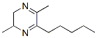 Pyrazine, 2,3-dihydro-2,5-dimethyl-6-pentyl- (9CI) CAS#: 539826-71-6