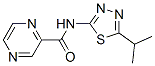 Pyrazinecarboxamide, N-[5-(1-methylethyl)-1,3,4-thiadiazol-2-yl]- (9CI) CAS#: 484039-20-5