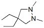Pyrazolidine,  4,4-diethyl-1,2-dimethyl-,  trans-  (9CI) CAS#: 53779-87-6