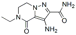 Pyrazolo[1,5-a]pyrazine-2-carboxamide, 3-amino-5-ethyl-4,5,6,7-tetrahydro-4-oxo- (9CI) CAS#: 459157-51-8
