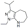 Pyrazolo[3,4-b]azepine, 1-ethyl-1,4,5,6,7,8-hexahydro-3-(1-methylethyl)- (9CI) CAS#: 583811-72-7