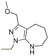 Pyrazolo[3,4-b]azepine, 1-ethyl-1,4,5,6,7,8-hexahydro-3-(methoxymethyl)- (9CI) CAS#: 583811-73-8
