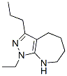 Pyrazolo[3,4-b]azepine, 1-ethyl-1,4,5,6,7,8-hexahydro-3-propyl- (9CI) CAS#: 583811-53-4