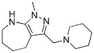 Pyrazolo[3,4-b]azepine, 1,4,5,6,7,8-hexahydro-1-methyl-3-(1-piperidinylmethyl)- (9CI) CAS#: 583810-87-1