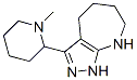 Pyrazolo[3,4-b]azepine, 1,4,5,6,7,8-hexahydro-3-(1-methyl-2-piperidinyl)- (9CI) CAS#: 585518-75-8