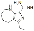 Pyrazolo[3,4-b]azepine-1(4H)-carboximidamide, 3-ethyl-5,6,7,8-tetrahydro- (9CI) CAS#: 585520-64-5