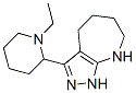 Pyrazolo[3,4-b]azepine, 3-(1-ethyl-2-piperidinyl)-1,4,5,6,7,8-hexahydro- (9CI) CAS#: 585520-40-7