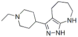 Pyrazolo[3,4-b]azepine, 3-(1-ethyl-4-piperidinyl)-1,4,5,6,7,8-hexahydro- (9CI) CAS#: 585520-35-0