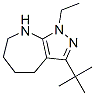 Pyrazolo[3,4-b]azepine, 3-(1,1-dimethylethyl)-1-ethyl-1,4,5,6,7,8-hexahydro- (9CI) CAS#: 583811-64-7