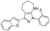 Pyrazolo[3,4-b]azepine, 3-(2-benzofuranyl)-1-(2-fluorophenyl)-1,4,5,6,7,8-hexahydro- (9CI) CAS#: 581056-85-1