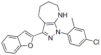 Pyrazolo[3,4-b]azepine, 3-(2-benzofuranyl)-1-(4-chloro-2-methylphenyl)-1,4,5,6,7,8-hexahydro- (9CI) CAS#: 577957-46-1