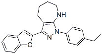 Pyrazolo[3,4-b]azepine, 3-(2-benzofuranyl)-1-(4-ethylphenyl)-1,4,5,6,7,8-hexahydro- (9CI) CAS#: 577956-09-3