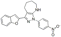 Pyrazolo[3,4-b]azepine, 3-(2-benzofuranyl)-1,4,5,6,7,8-hexahydro-1-(4-nitrophenyl)- (9CI) CAS#: 578704-16-2