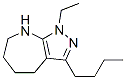 Pyrazolo[3,4-b]azepine, 3-butyl-1-ethyl-1,4,5,6,7,8-hexahydro- (9CI) CAS#: 583811-95-4
