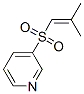 Pyridine, 3-[(2-methyl-1-propenyl)sulfonyl]- (9CI) CAS#: 477779-57-0